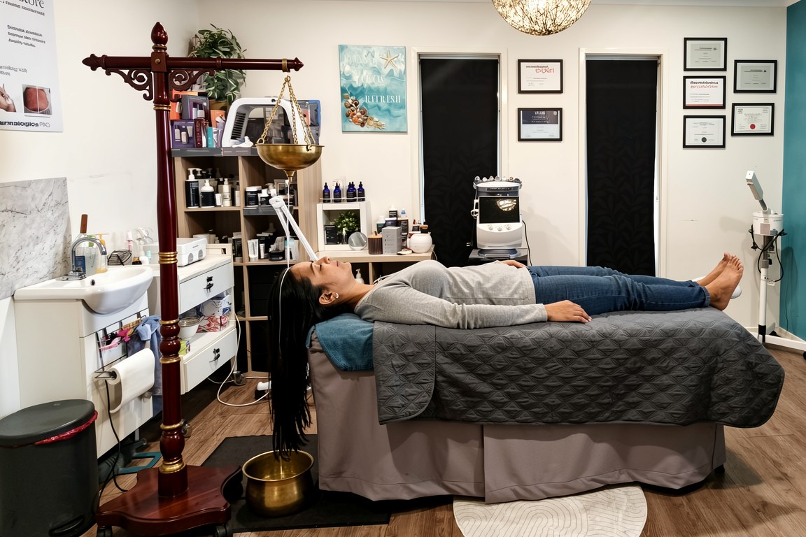 Relaxing Hair Spa at Salon Esvees